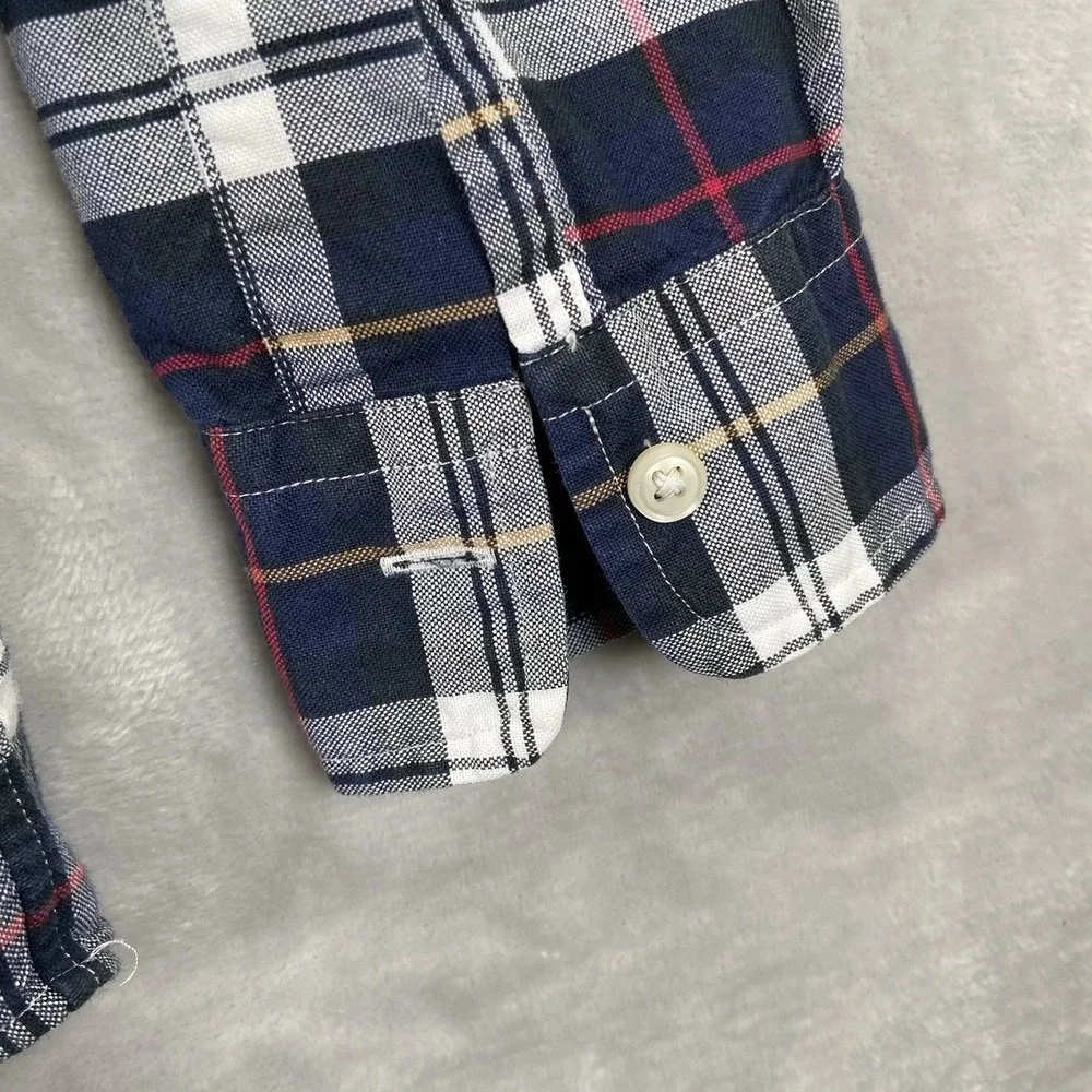Ralph Lauren Shirt Mens LT Large Tall Button Down Flesh Pony Long Sleeve Plaid